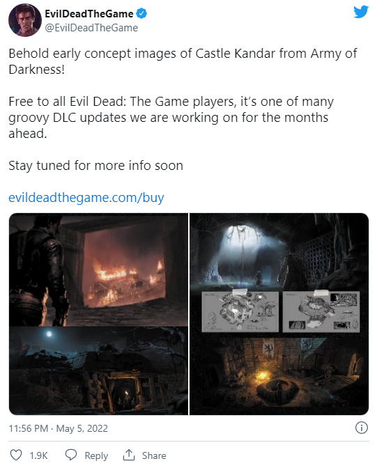 影改游戏《鬼玩人 ：游戏》免费DLC概念图 坎达尔城堡