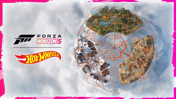 《极限竞速：地平线5》DLC“风火轮”地图全貌概览