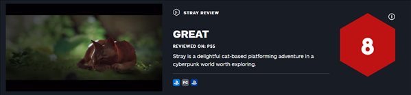 第三人称猫咪冒险《流浪》IGN 8分 一次愉快的冒险