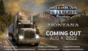 《美国卡车模拟》“蒙大拿”DLC预告 8月4日发售