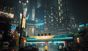 玩家分享《2077》顶配设置游戏截图 灯火璀璨夜之城