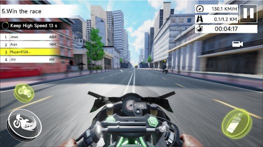 冲刺摩托2(Speed Moto Dash2:Real Simulator)图2