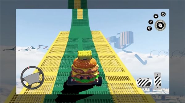 汉堡海绵车(Spongebob Mega Ramp Drive)
