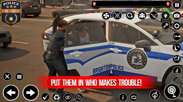 警车追逐小偷竞速(Police Car Chase Thieves Games)