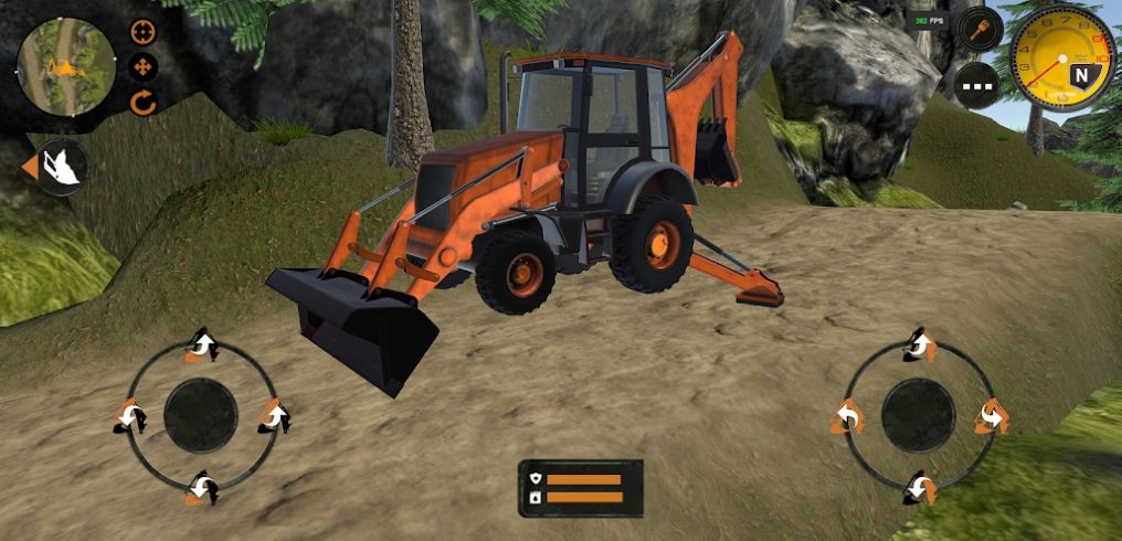 超级铲车模拟器破解版(Backhoe Loader Simulator)图2