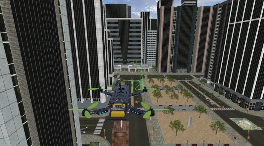 城市无人机游戏(Drone Simulator City)图2