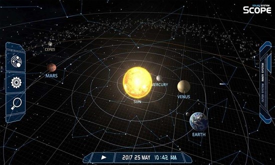 太阳系观测员(Solar System Scope)图2