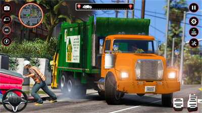 欧洲垃圾车模拟器汉化版(Euro Garbage Truck Simulator)图2