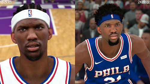 nba2k18大帝恩比德辫子头发型补丁