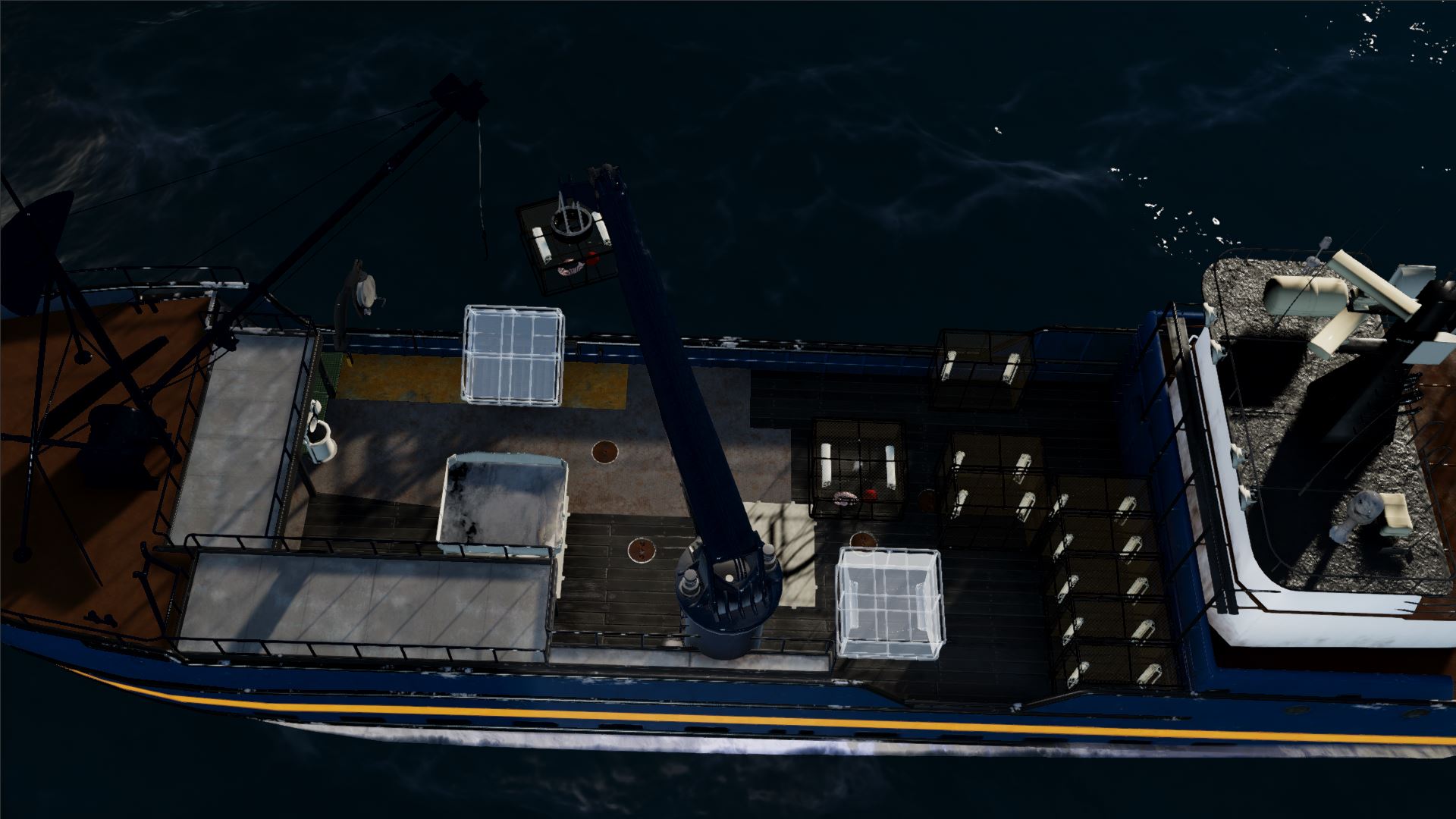 致命捕捞游戏版截图驾船出海捕捞海洋生物