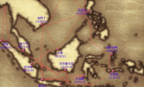 大航海之路港口全图图片