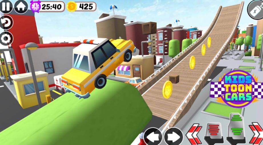 卡通汽车特技驾驶狂飙(Toon Car Stunts Driving Games)图1