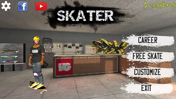 滑板模拟器(Freestyle Extreme Skater: Flippy Skate)图1
